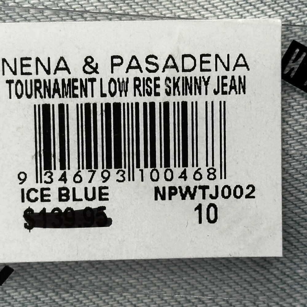 👖 Nena X Pasedena Tournament Low Rise Skinny Jeans - NWT 👖 - Picture 6 of 7